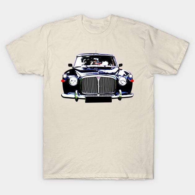 Rover P5 1960s classic car high contrast T-Shirt by soitwouldseem